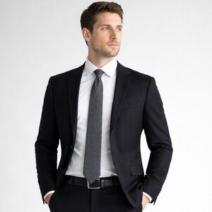 Christian Dior Men’s Silk Tie Black and white Pattern